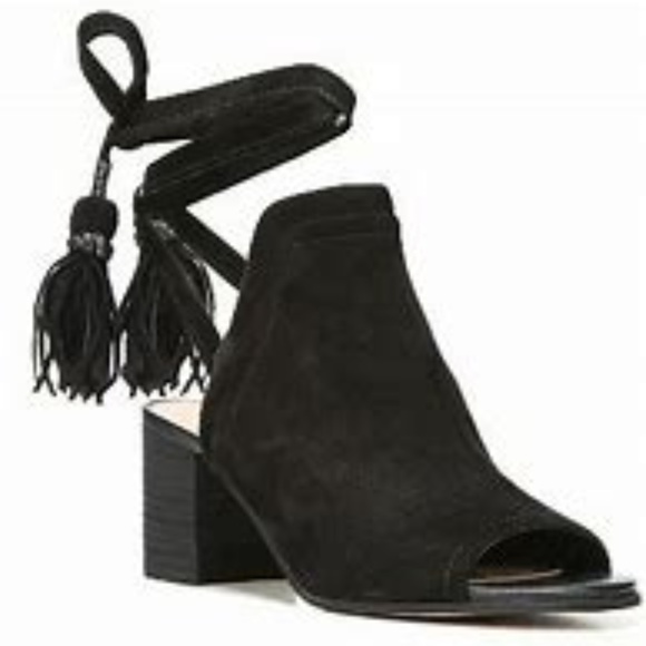 Sam Edelman Shoes - Sam Edelman Sz 8.5  Black Suede Bootie Sandal
